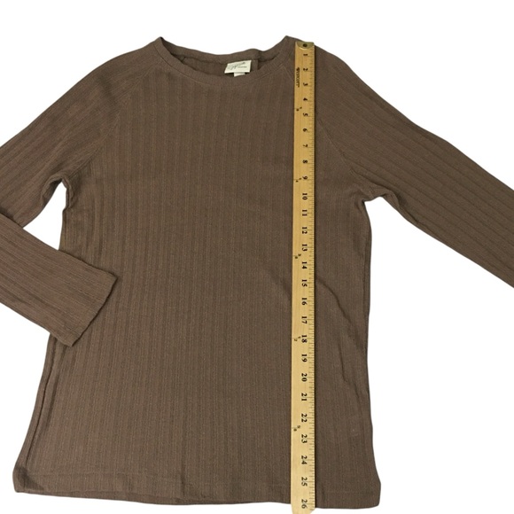 Jaclyn Smith Knit Brown Lightweight Raglan Top - Women’s Small NWOT - Picture 3 of 13